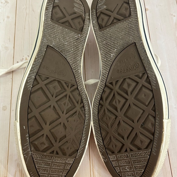 Converse All Stars Low Top White Canvas Sneakers - Picture 3 of 9